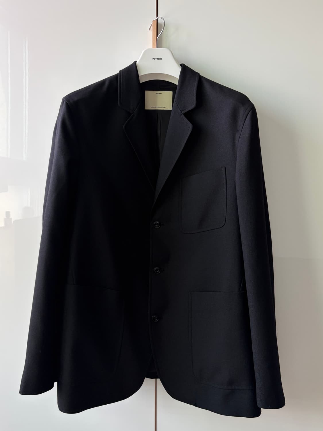 포터리 울 스포츠 자켓 블랙 3사이즈 상품이미지1