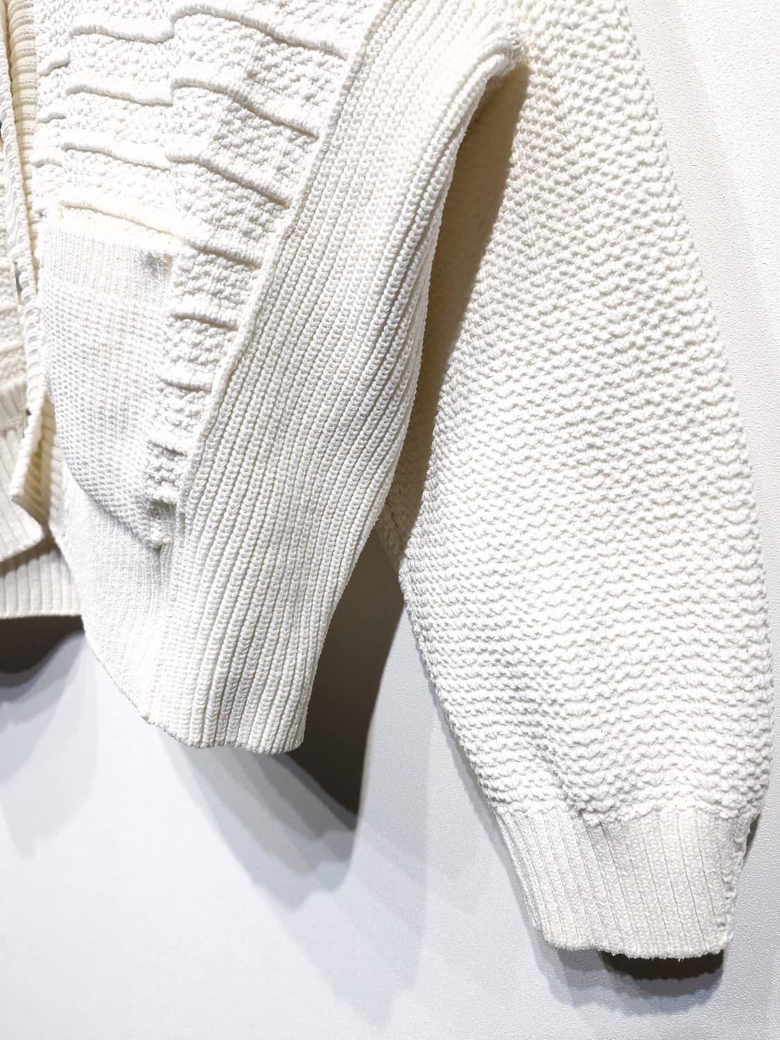 SYSTEM 시스템 23년 린넨블렌드 세일러 칼라 가디건 아이보리 상품이미지6