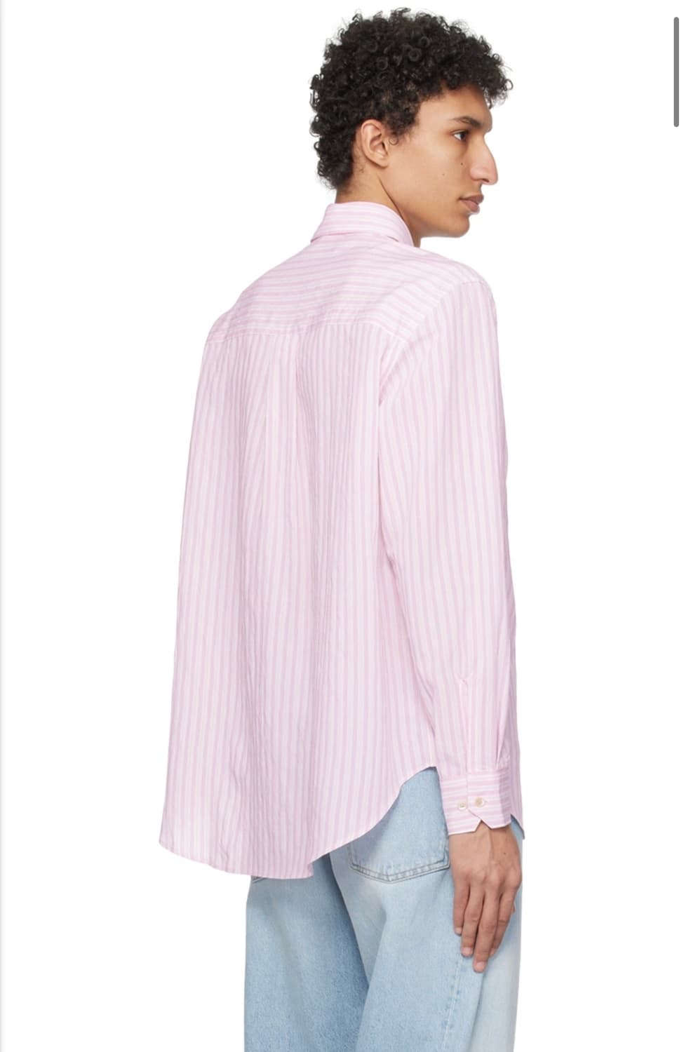 [L] sunflower 핑크 핀스트라이프 셔츠 상품이미지2