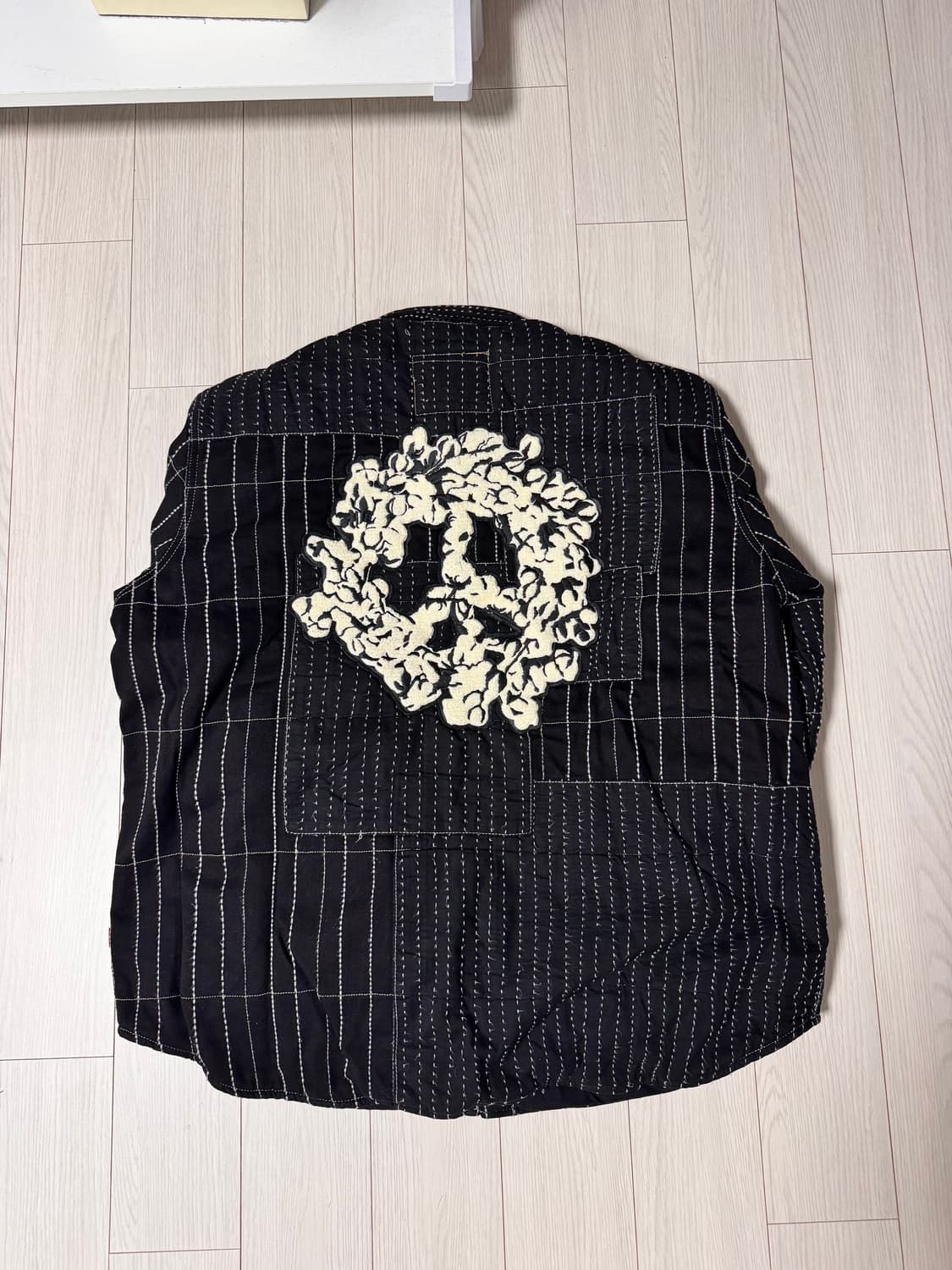 데님티어스 피스 패치워크 패디드 자켓 L사이즈 상품이미지2