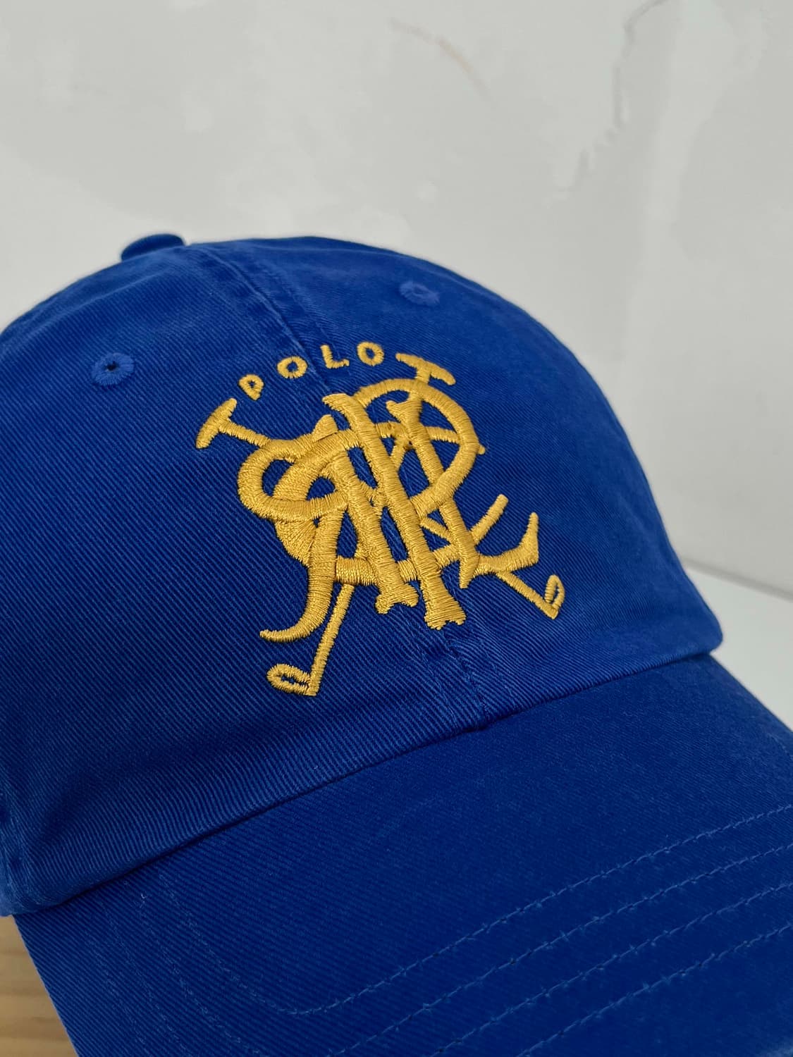 폴로 랄프로렌 로얄블루 스크래블 엠브로이더리 볼캡 모자 상품이미지3