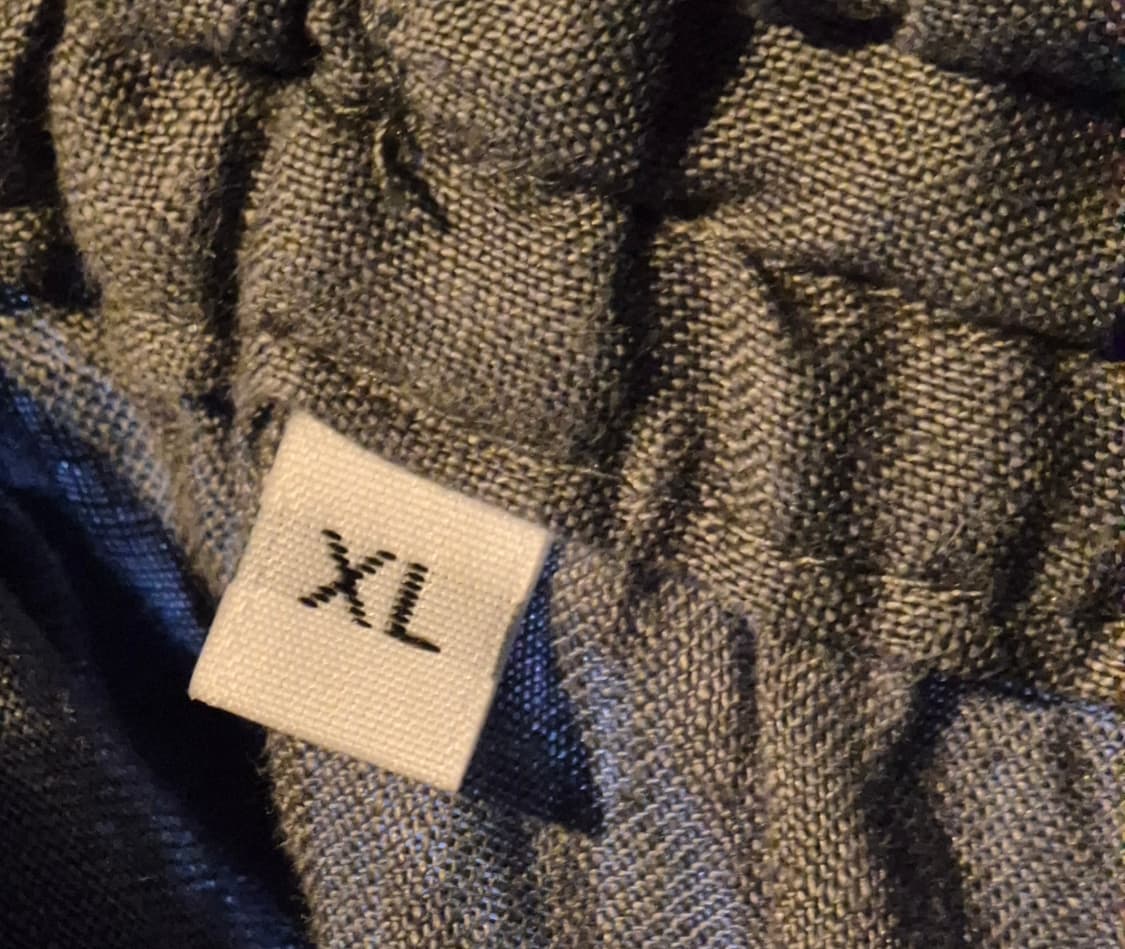 린넨 소재 그레이 롱 치마 스커트 XL 상품이미지10