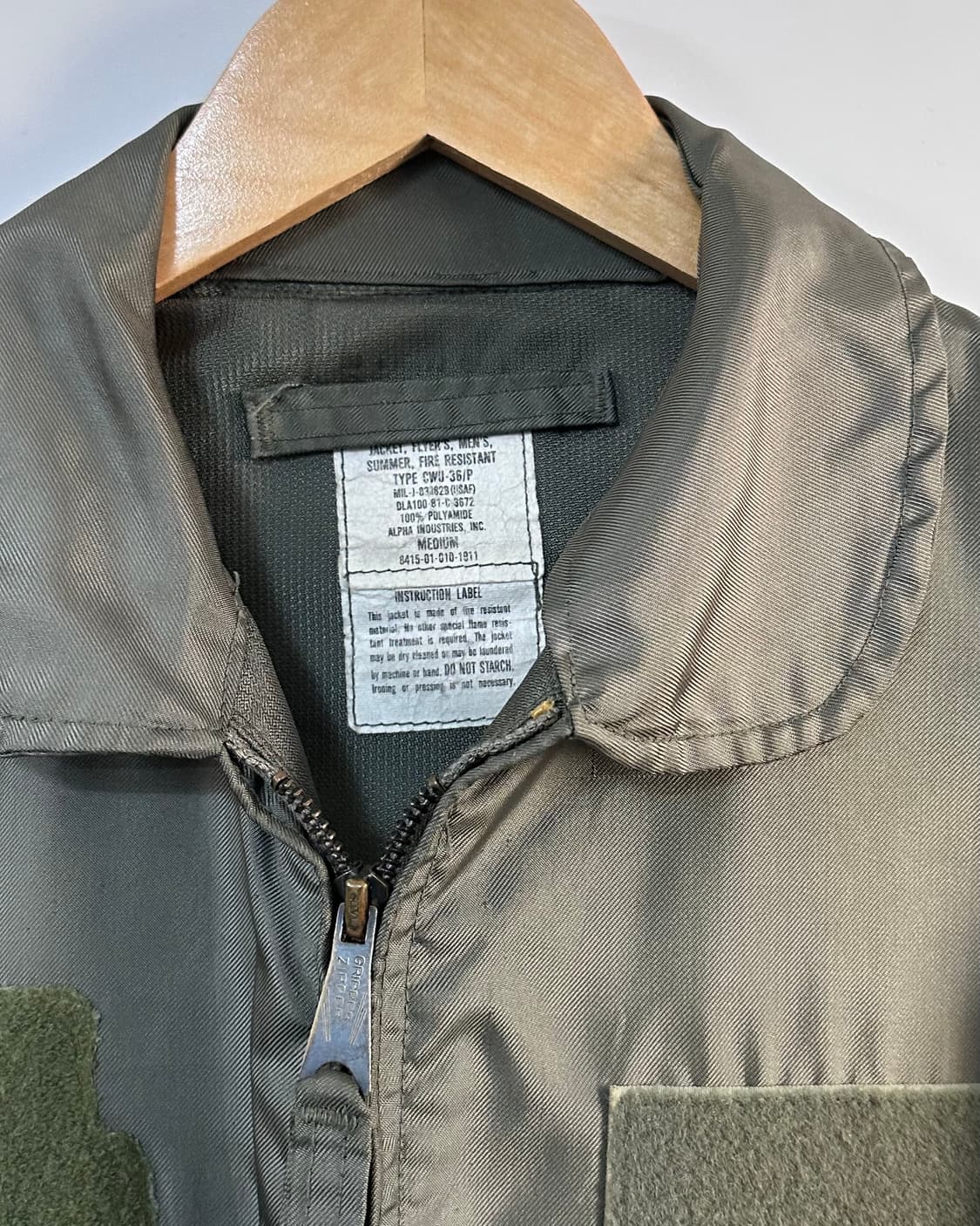 80s CWU-36/p USAF 플라이트 자켓 (va.71) 상품이미지5