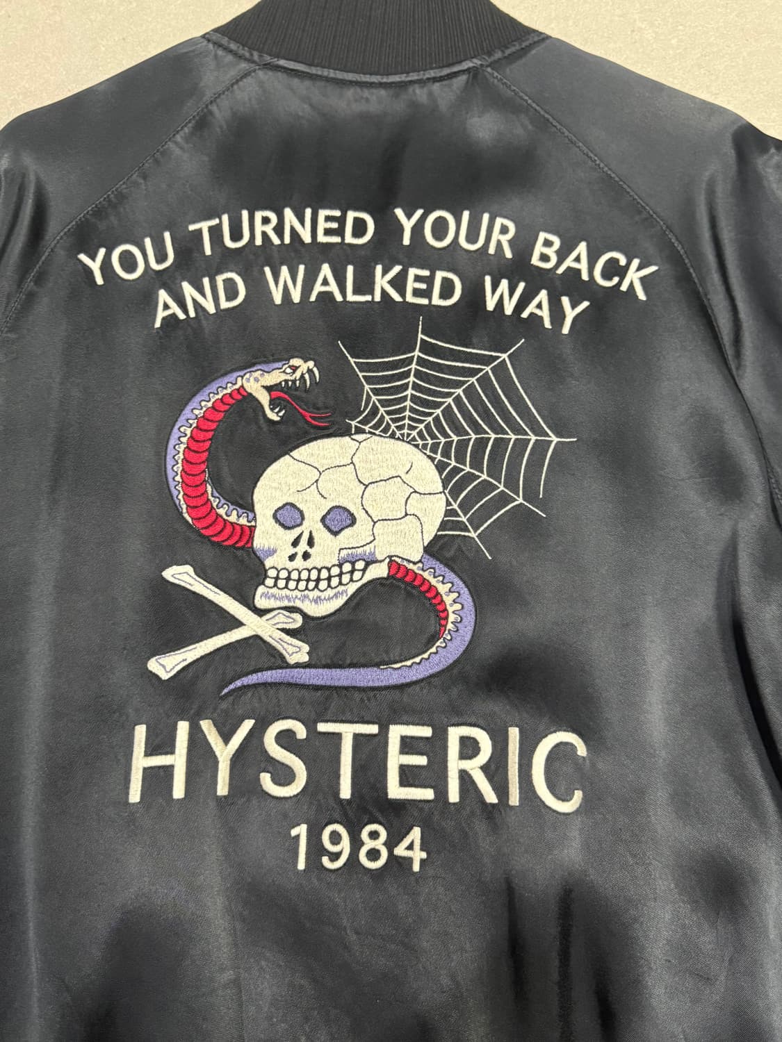 히스테릭 글래머 아카이브 해골 뱀 자수 스카잔 자켓 상품이미지3