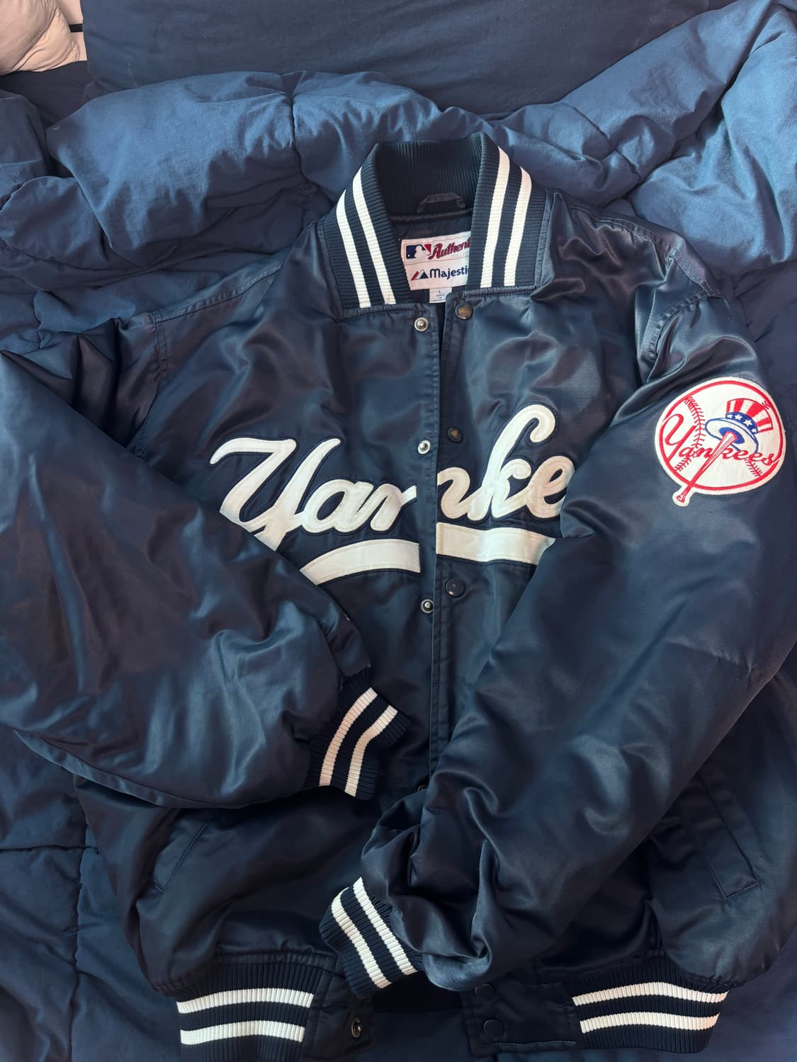 Yankees Majestic stadium jacket 상품이미지1