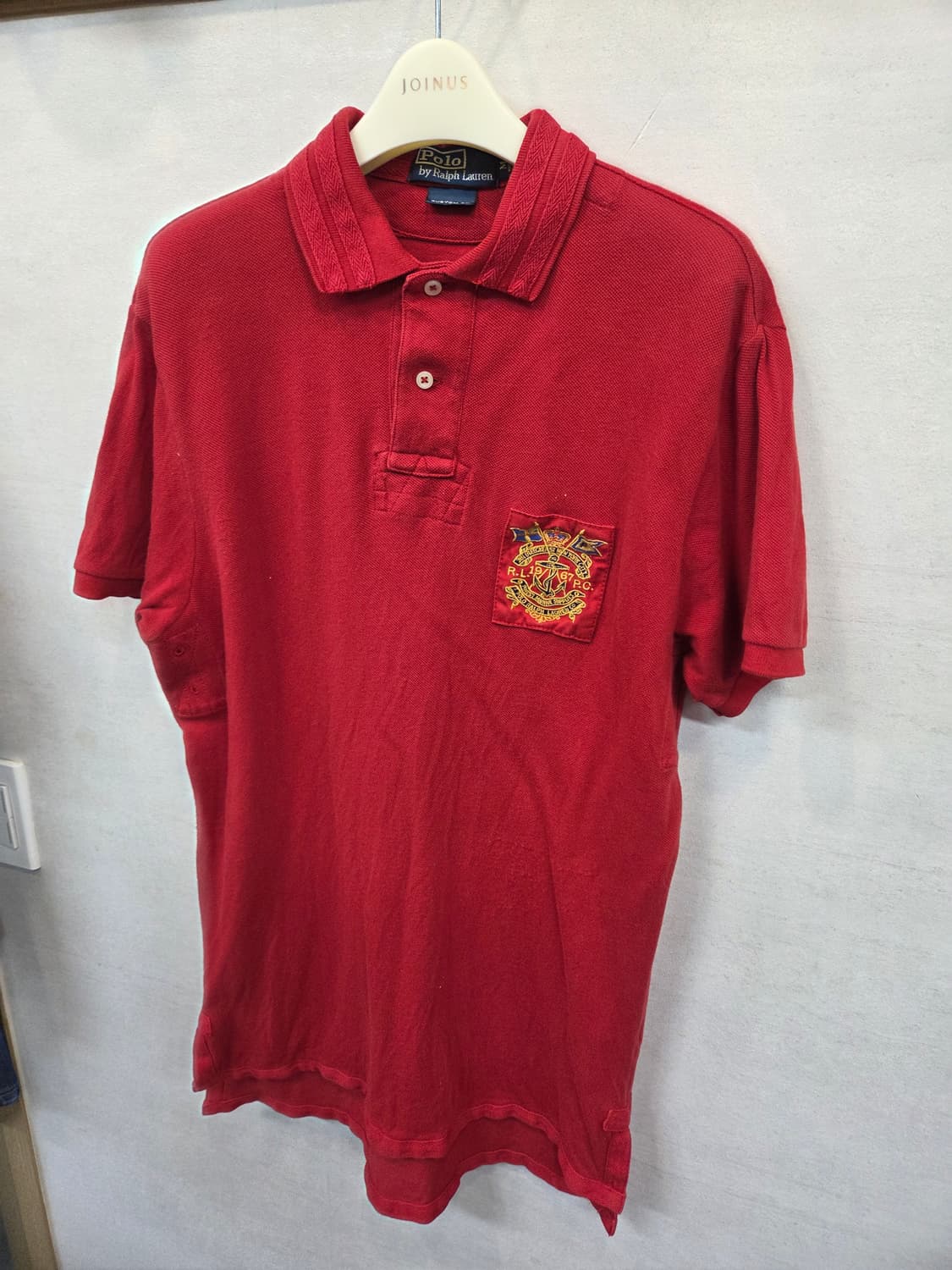 폴로랄프로렌 올드스쿨 빈티지 1967 로고 럭비 카라반팔 m 상품이미지4