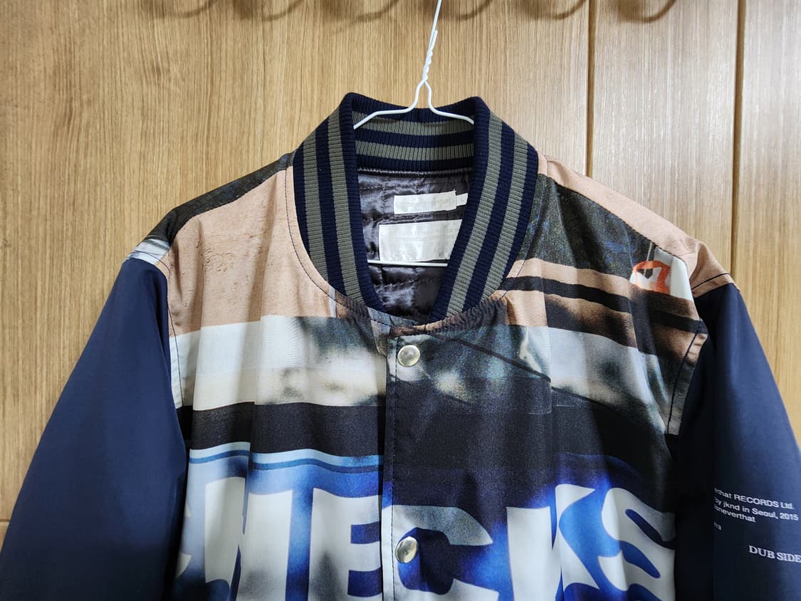 (L)디스이즈네버댓 프린팅 바시티 자켓 상품이미지2