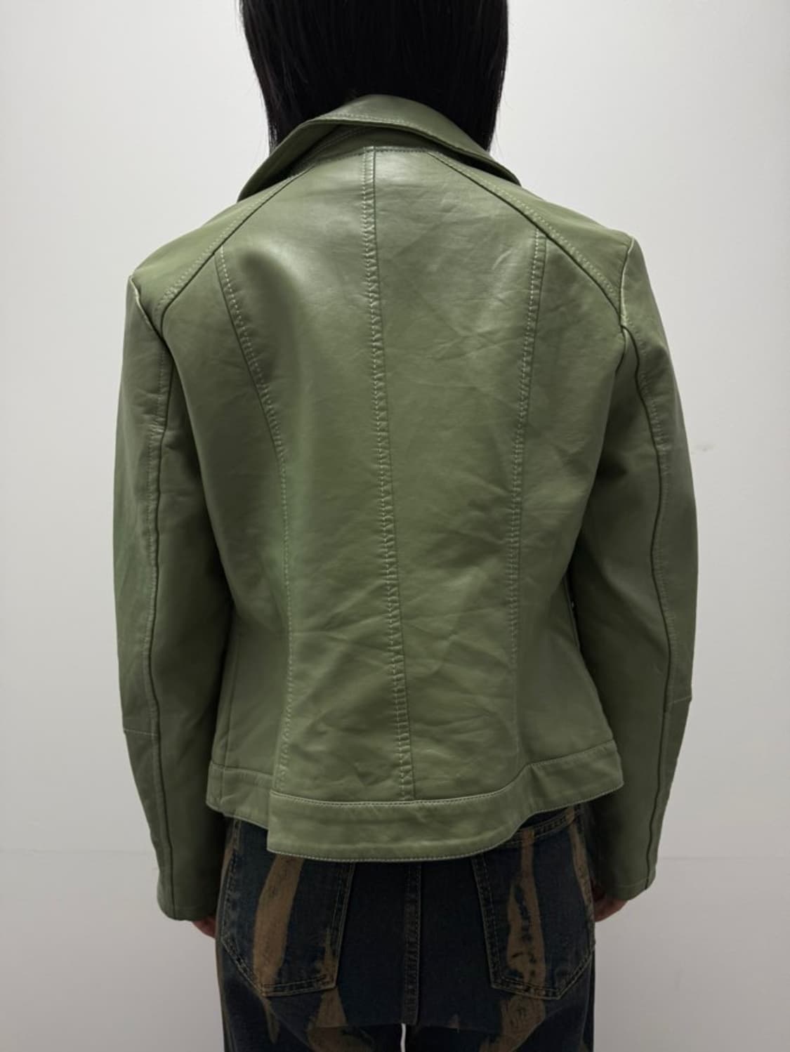 VTG LACE-UP JACKET_SAGE GREEN 상품이미지9