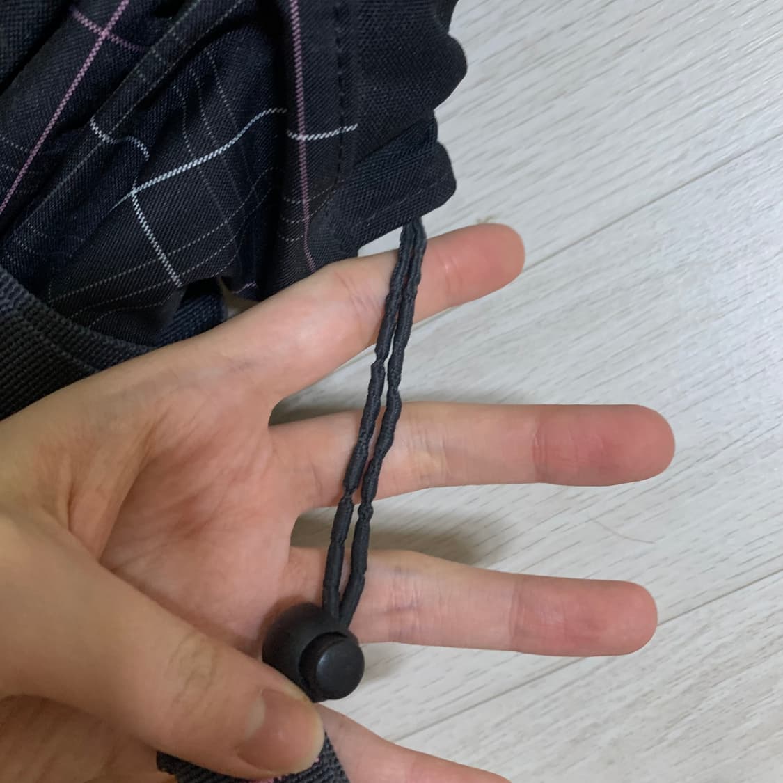 이스트보이 핑크 체크 백팩 상품이미지5