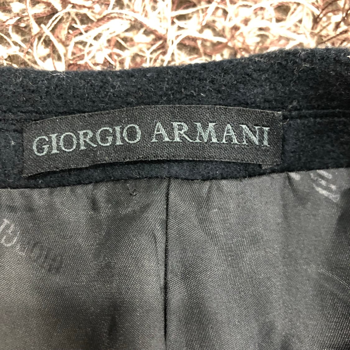 조르지오 아르마니 울 미니멀 블레이저 자켓 상품이미지5