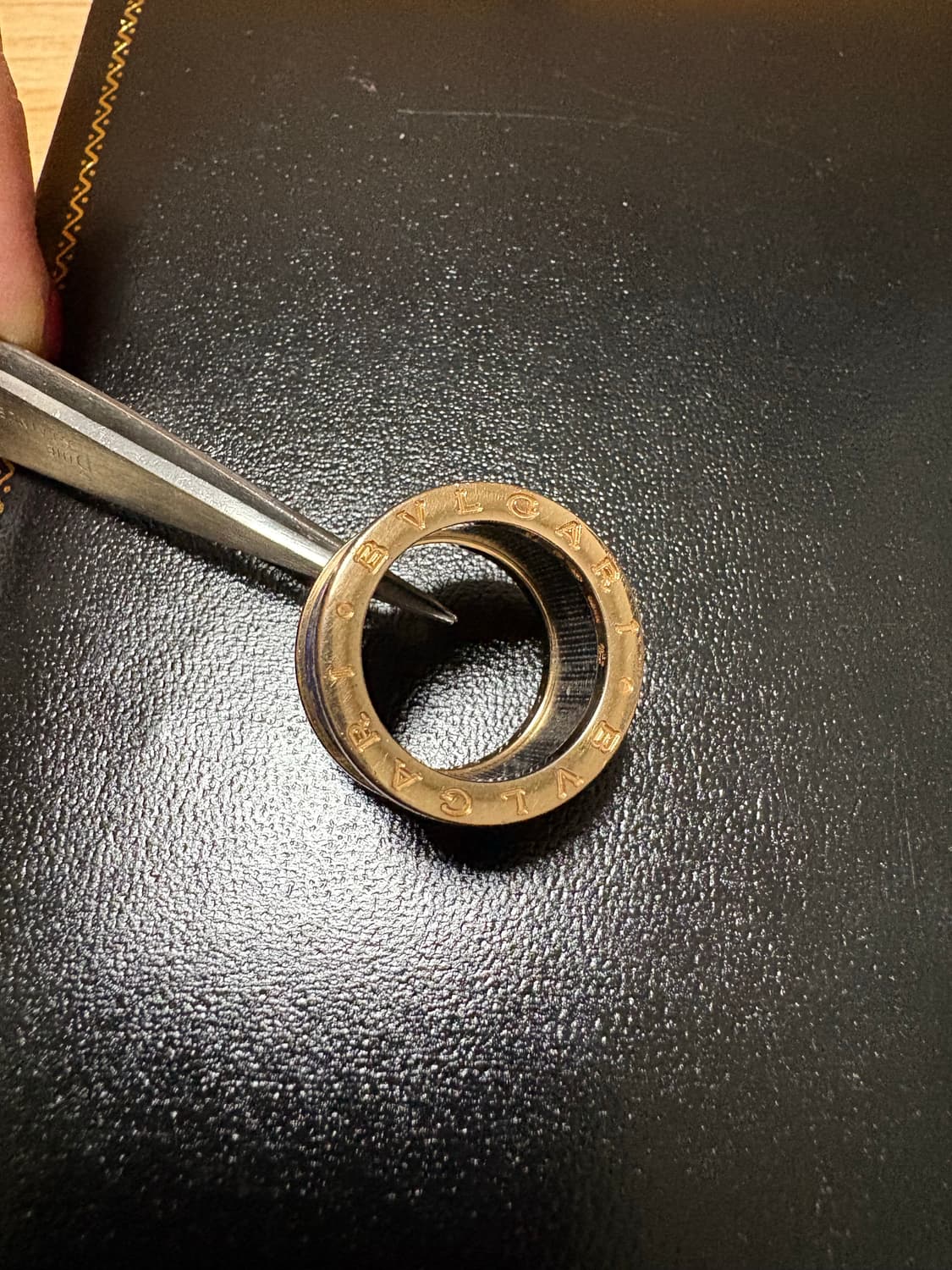 Bulgari 불가리 비제로원 4밴드 블루 마블 반지  상품이미지2