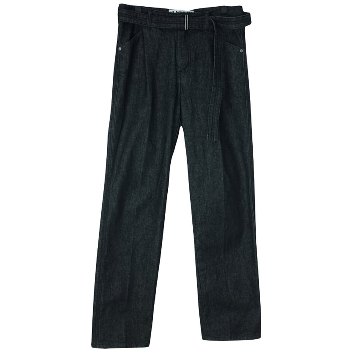 [세터] 카이엔 블랙 벨티드 데님 팬츠 M18330 상품이미지2