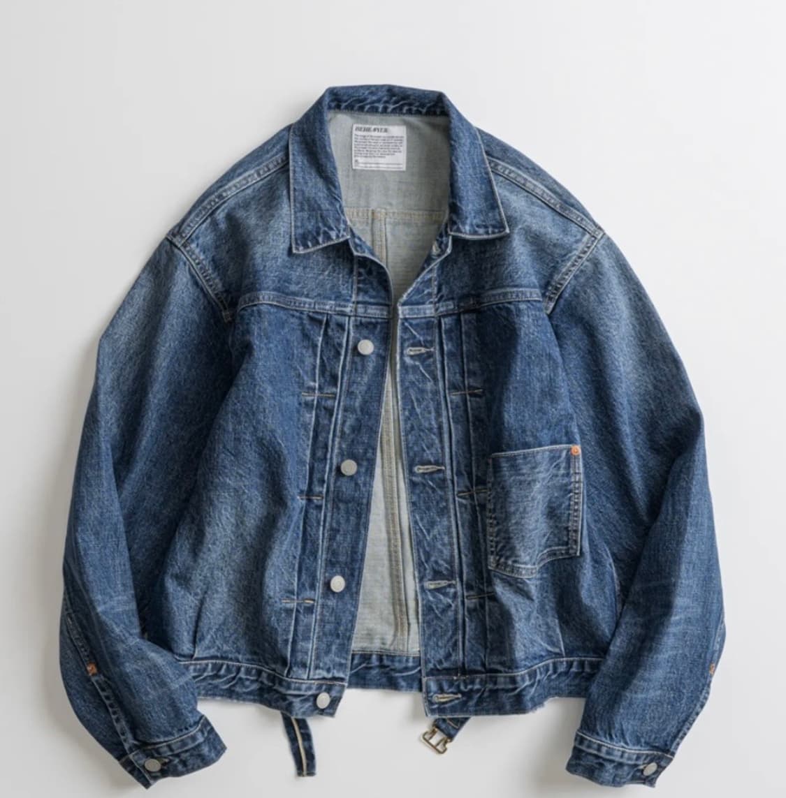 [4] 비헤비어 DISTRESSED TYPE-1 DENIM JACKET 상품이미지1