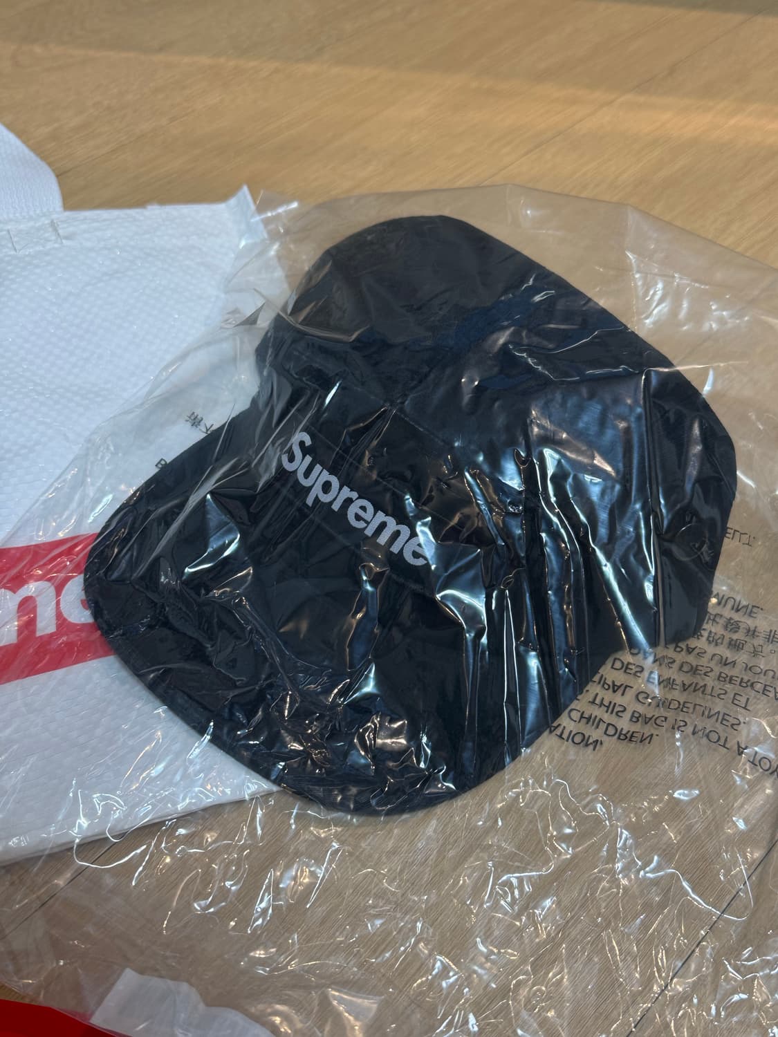 슈프림 25fw 밀리터리 캠프캡 블랙 상품이미지3