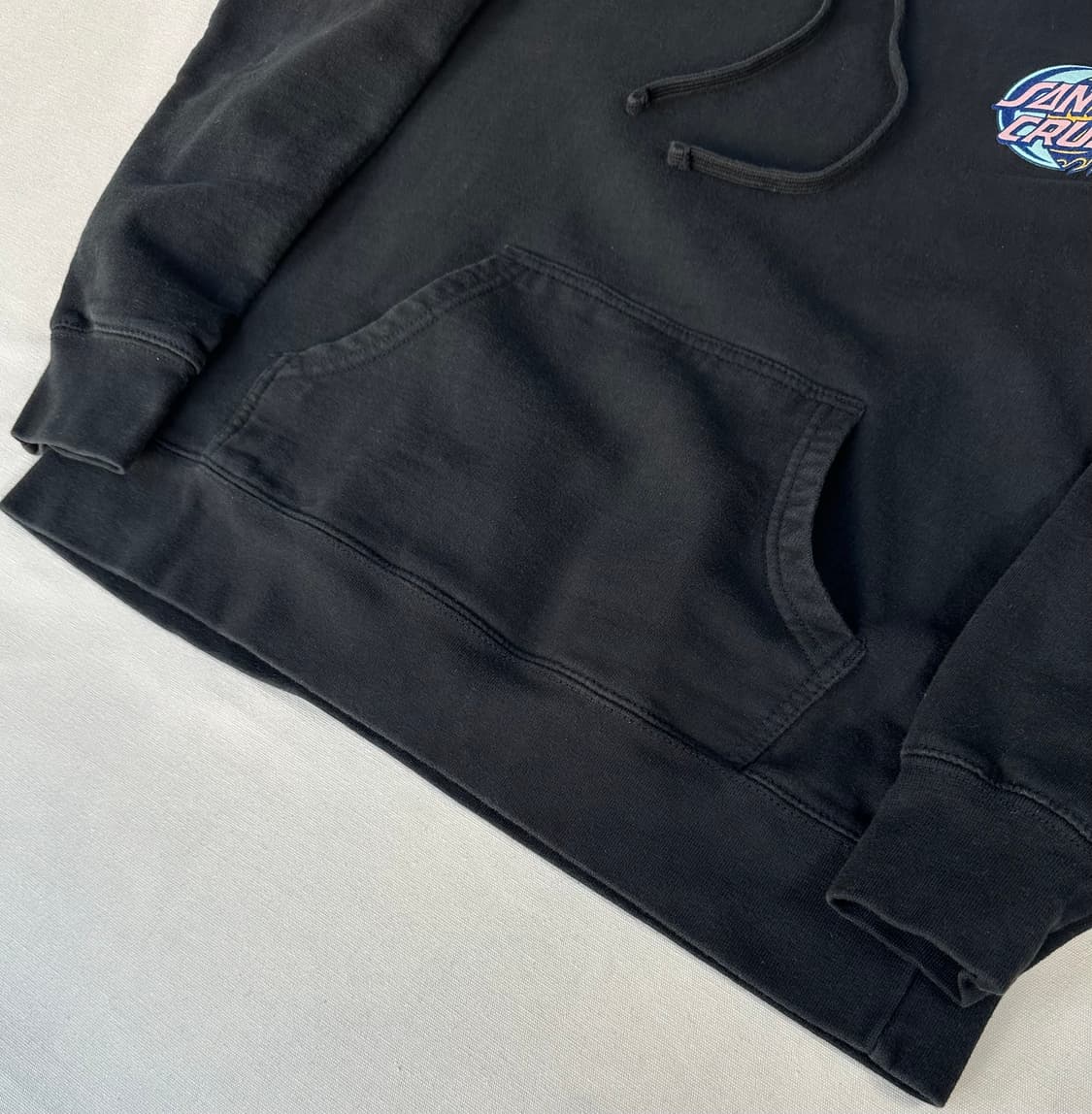 산타크루즈 클래식 닷 로고 후드티 블랙 S (Small) 스케이트보드 풀 상품이미지6