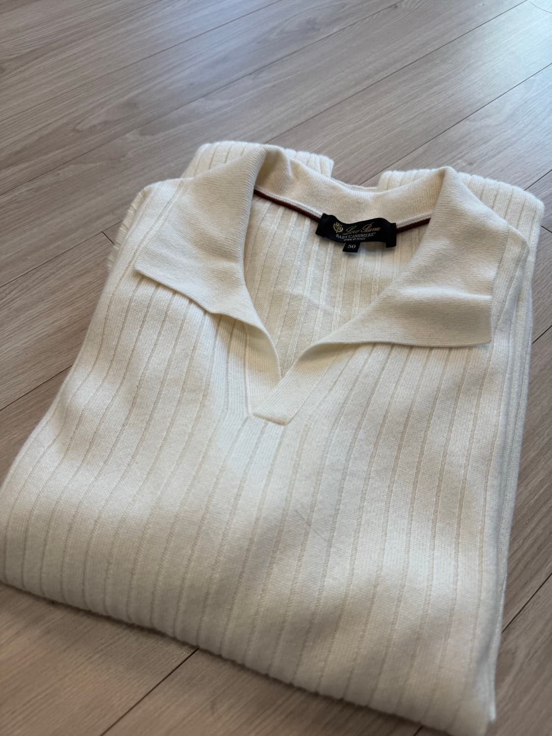 [50] 로로피아나 렉싱턴 폴로 니트 베이비 캐시미어 상품이미지5