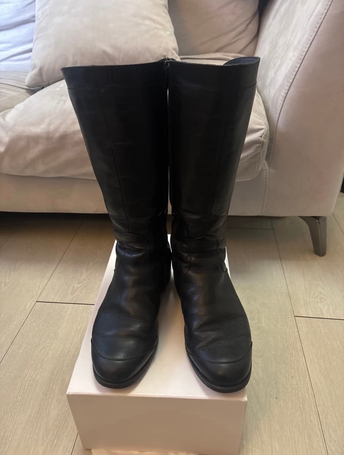 빈티지 레더부츠 상품이미지1