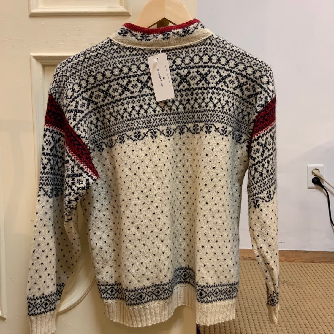 여성 빈티지 노르딕 니트 상품이미지5