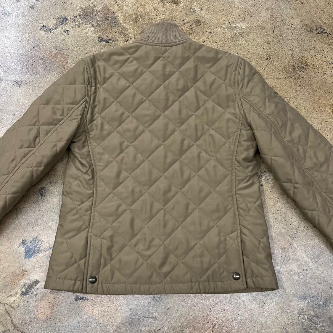 [정품/S] 폴로 랄프로렌 퀼팅 자켓 카키 b16 상품이미지4