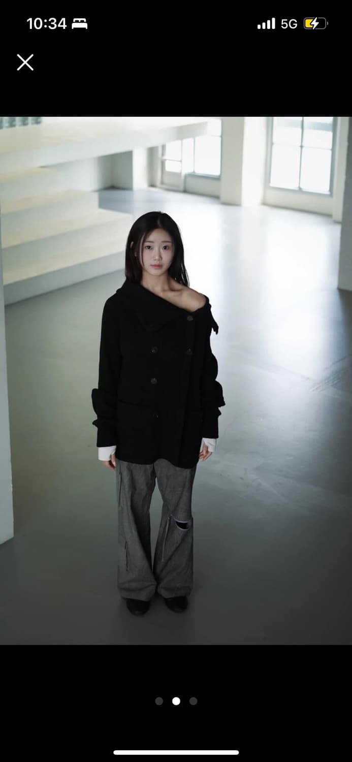 인앤양하모니 더블버튼 가디건 상품이미지1