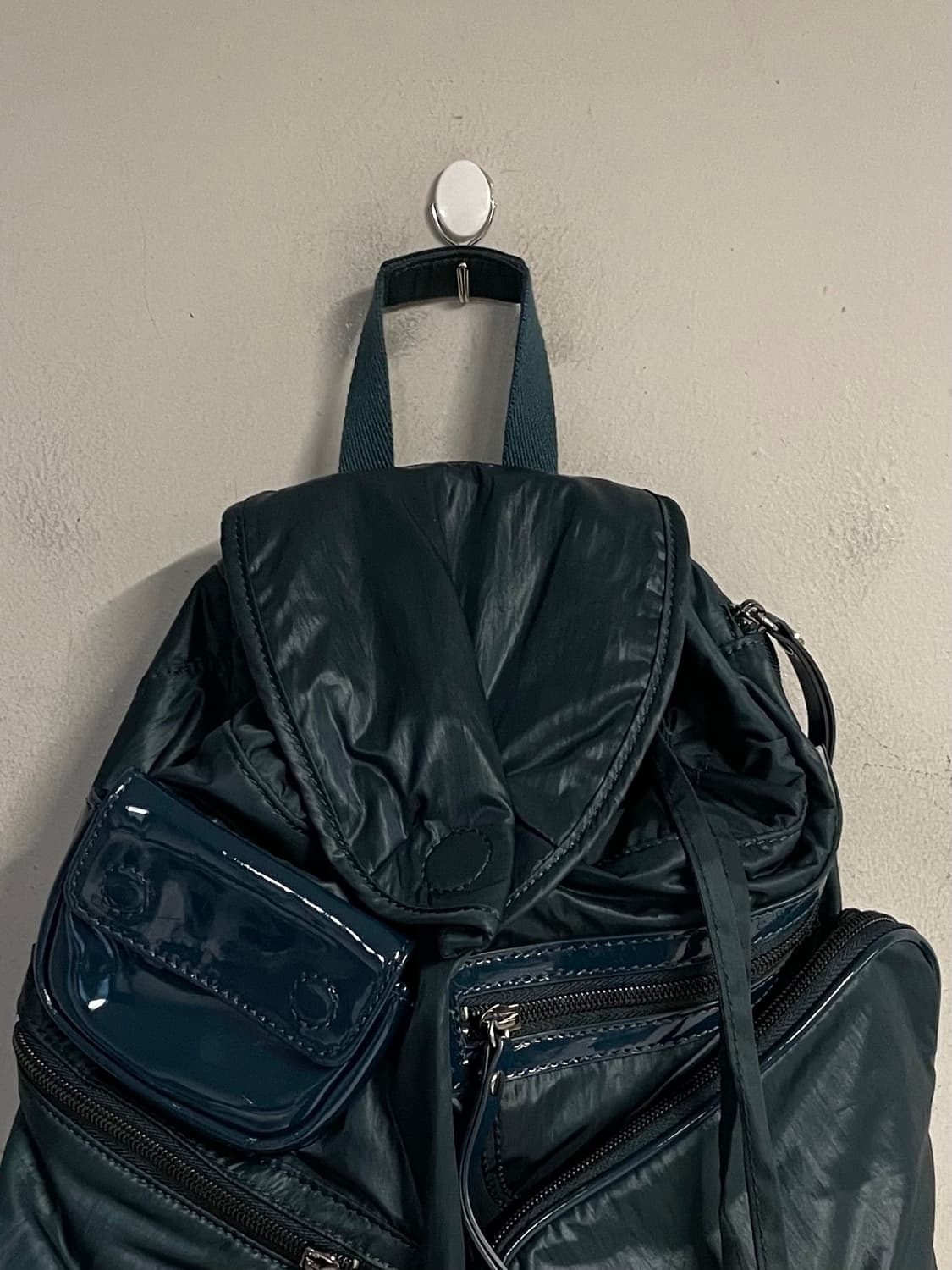 DIESEL pocket backpack blue  상품이미지2