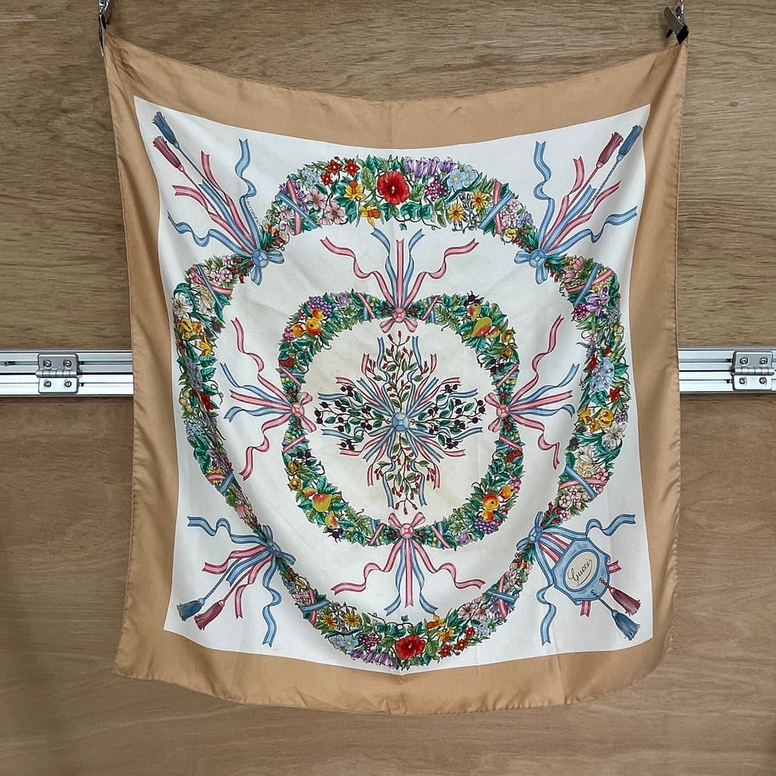 80s 올드 구찌 스카프 85 까레 상품이미지2