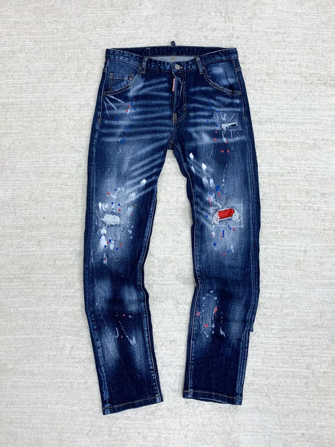 Dsquared2 paint-splatter washed jeans 상품이미지1