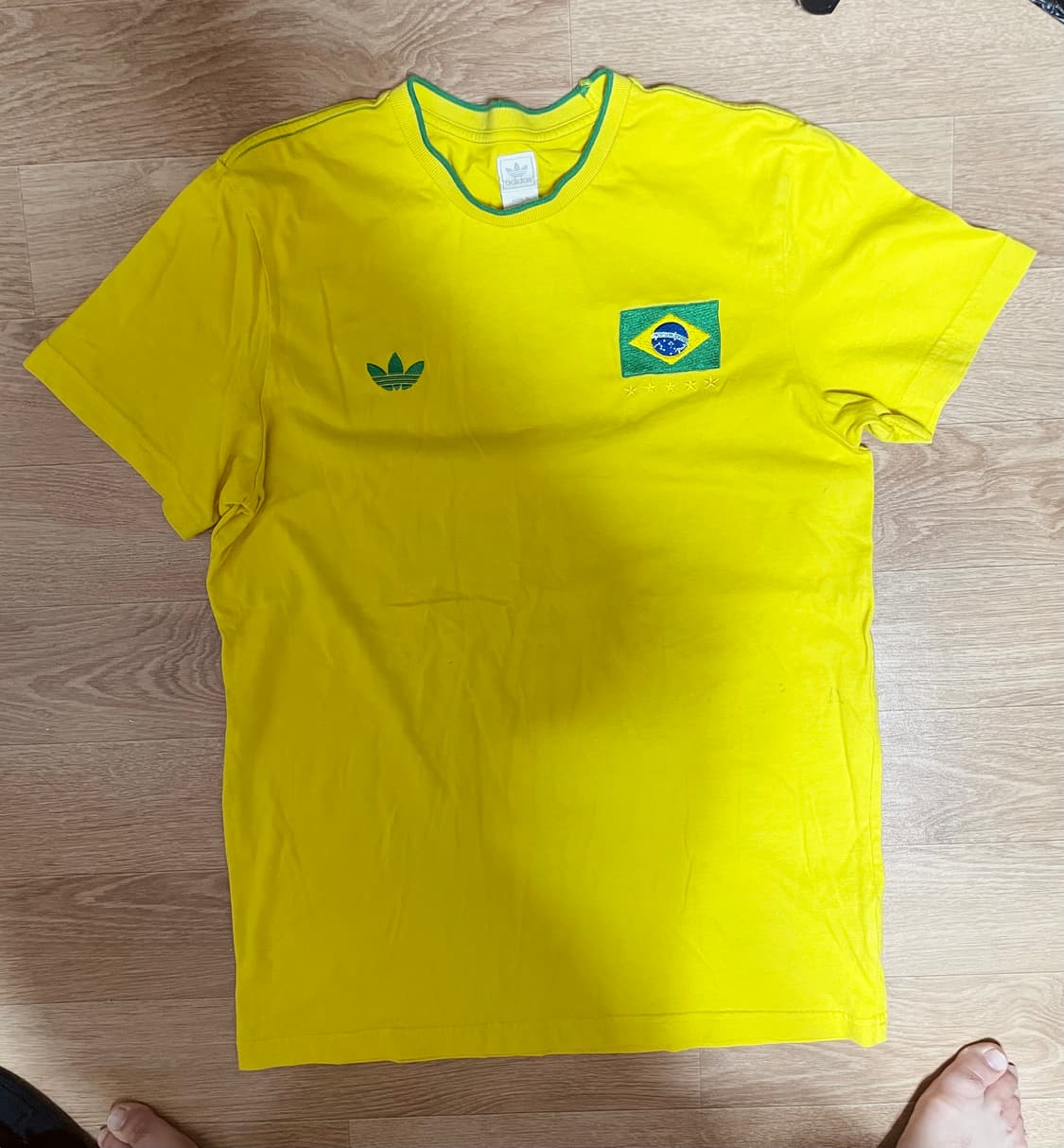 아디다스 브라질 축구 반팔 105 fc 반팔티 상품이미지1