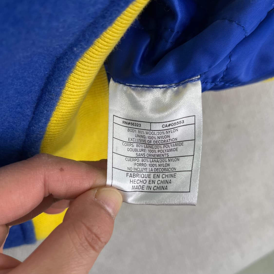 100 나이키 X 슈프림 스타장 슈나장 블루 2007 바시티 자켓 상품이미지8