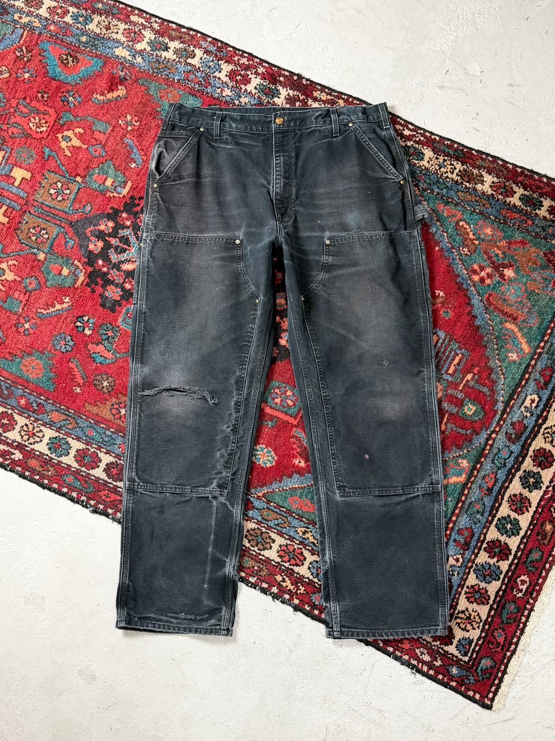 OG USA Made 칼하트 B01 더블니 팬츠 칼하트 썩블니 상품이미지1