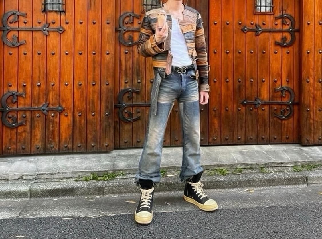 릭오웬스 다크쉐도우 레이스업 하이탑 상품이미지1