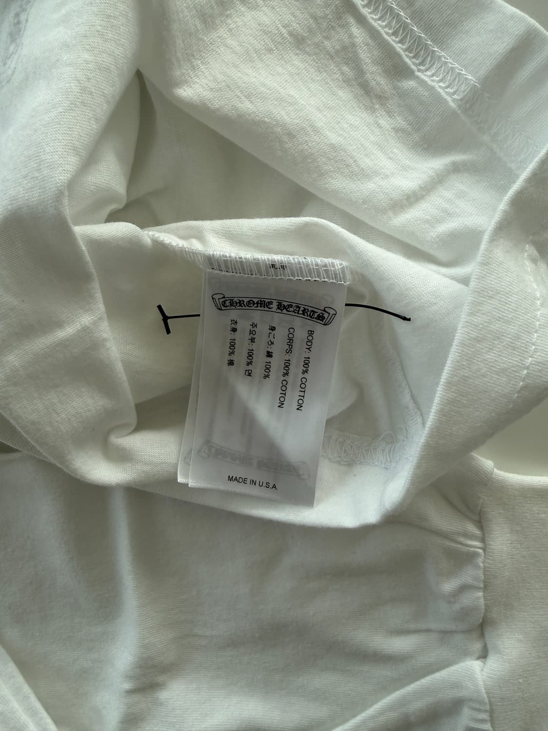 크롬하츠 레드바인대거 롱슬리브 화이트 상품이미지3