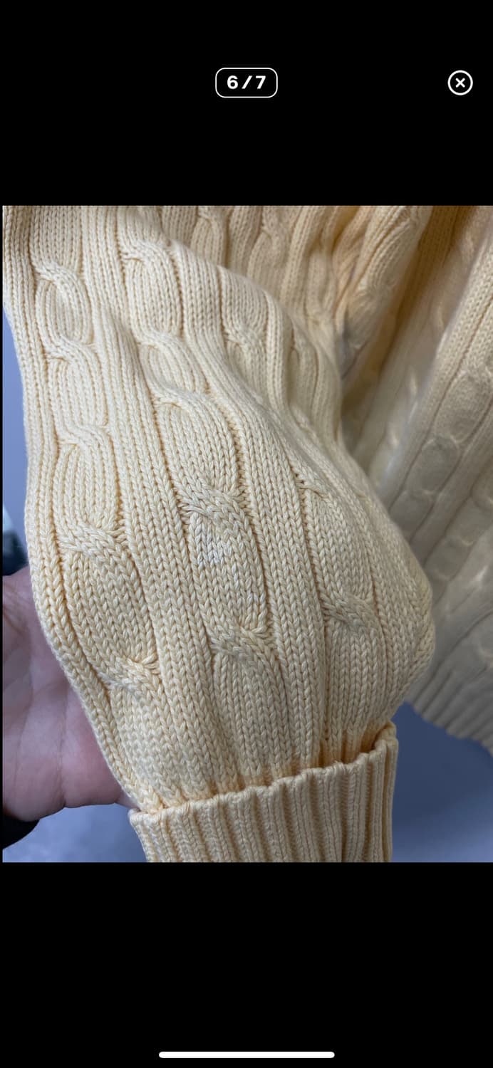 폴로랄프로렌 자수로고 케이블 니트 가디건 A3054 상품이미지6