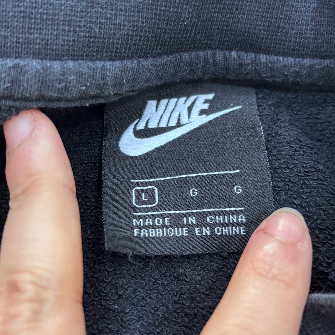 L 나이키 스몰로고 맨투맨 티셔츠 0317E 상품이미지3