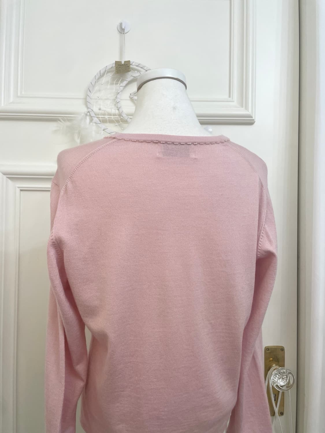 lovely pink beads point loose cardigan 상품이미지4