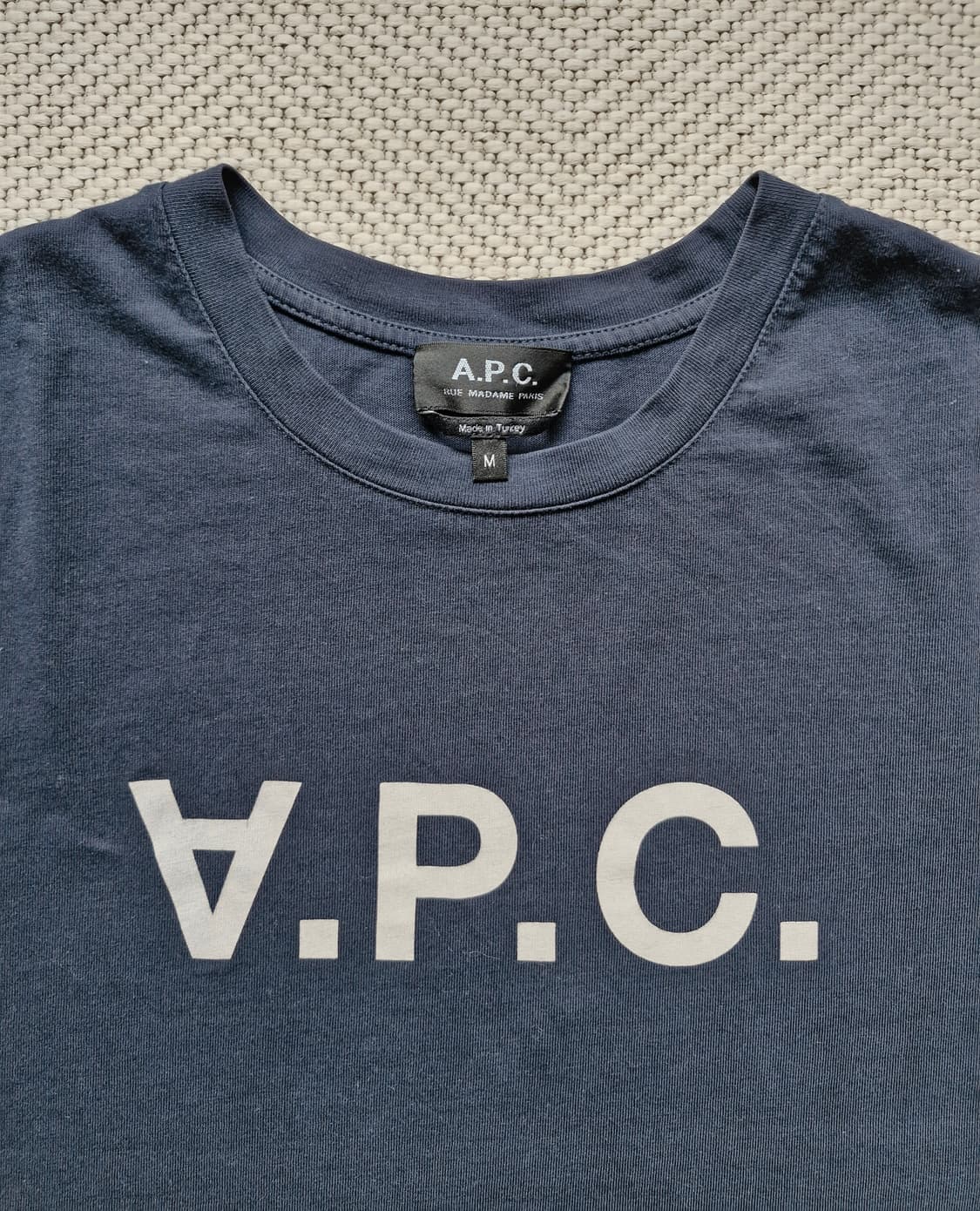 아페쎄 로고 반팔티 M  상품이미지2