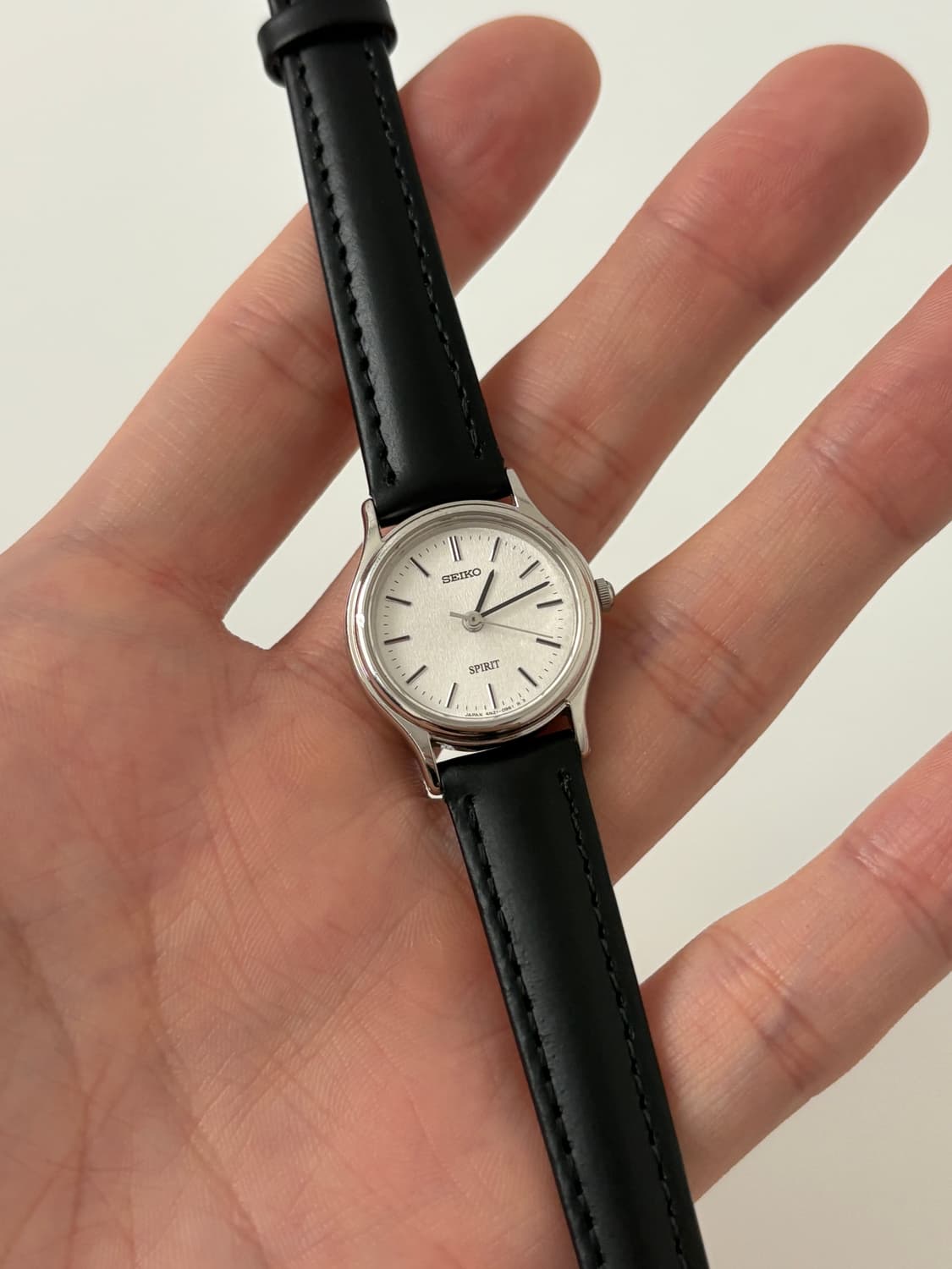 90s spirit snow dial silver ladies quart 상품이미지2