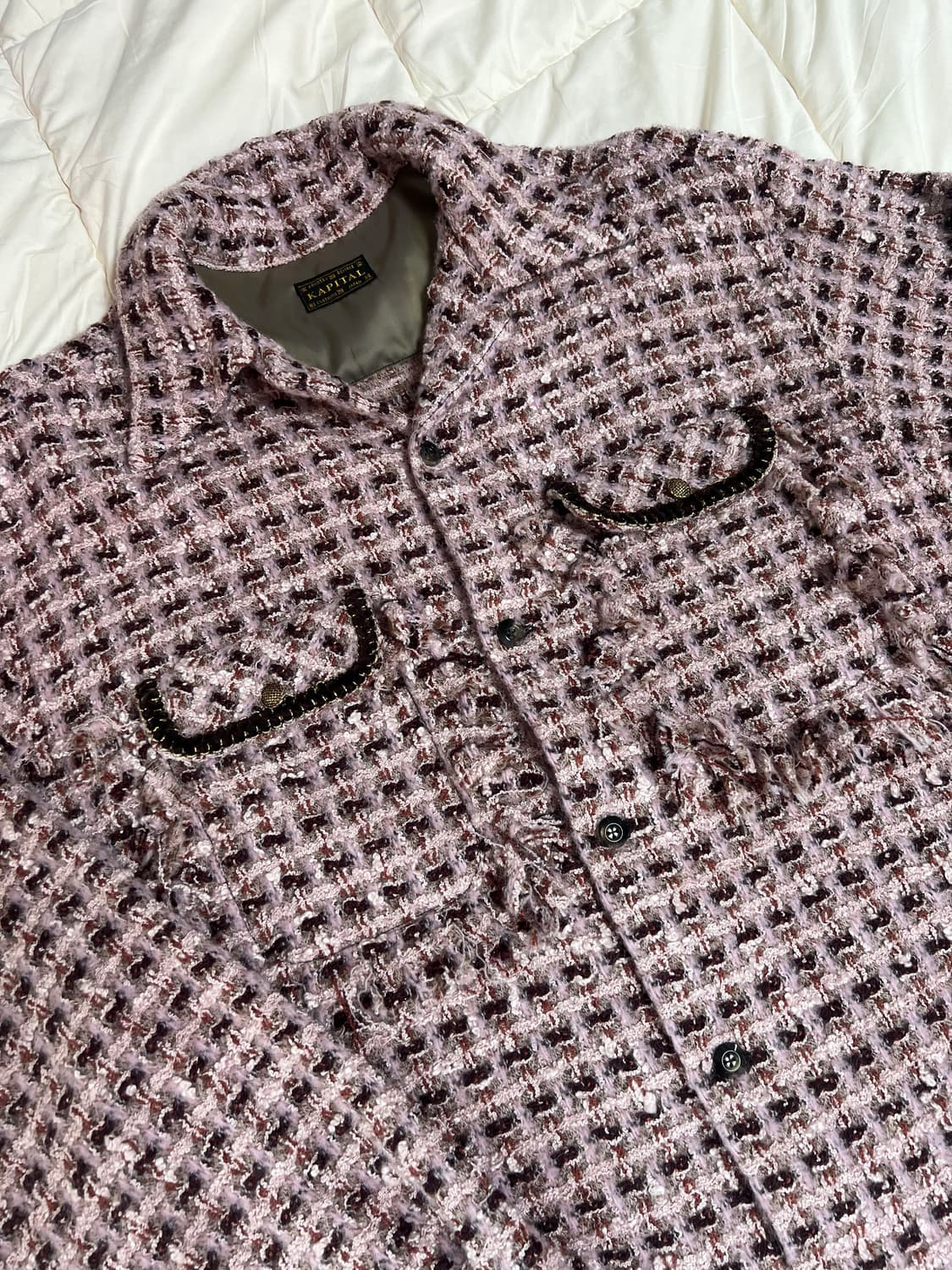 [4사이즈,XL] 캐피탈 트위드 셔츠 상품이미지2