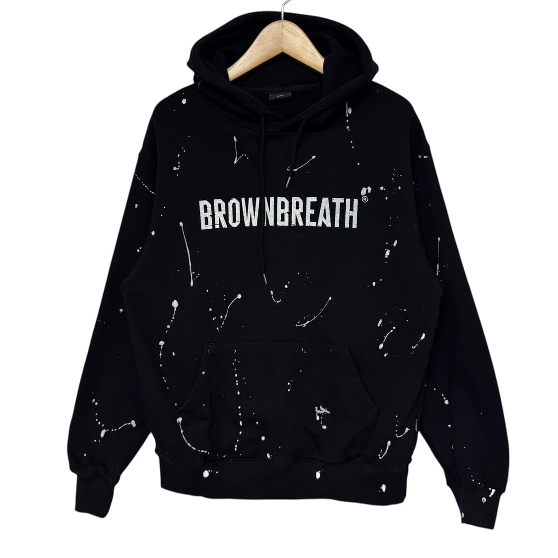 브라운브레스 페인팅 로고 후드티 상품이미지3