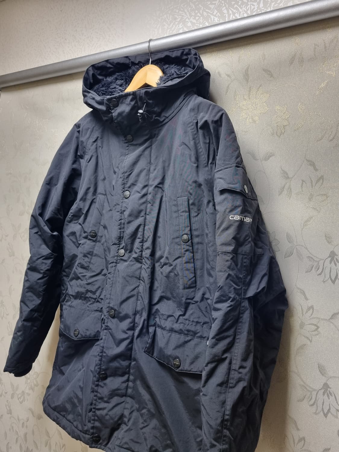 [m/95~100] 칼하트 앵커리지 파카 블랙 상품이미지2