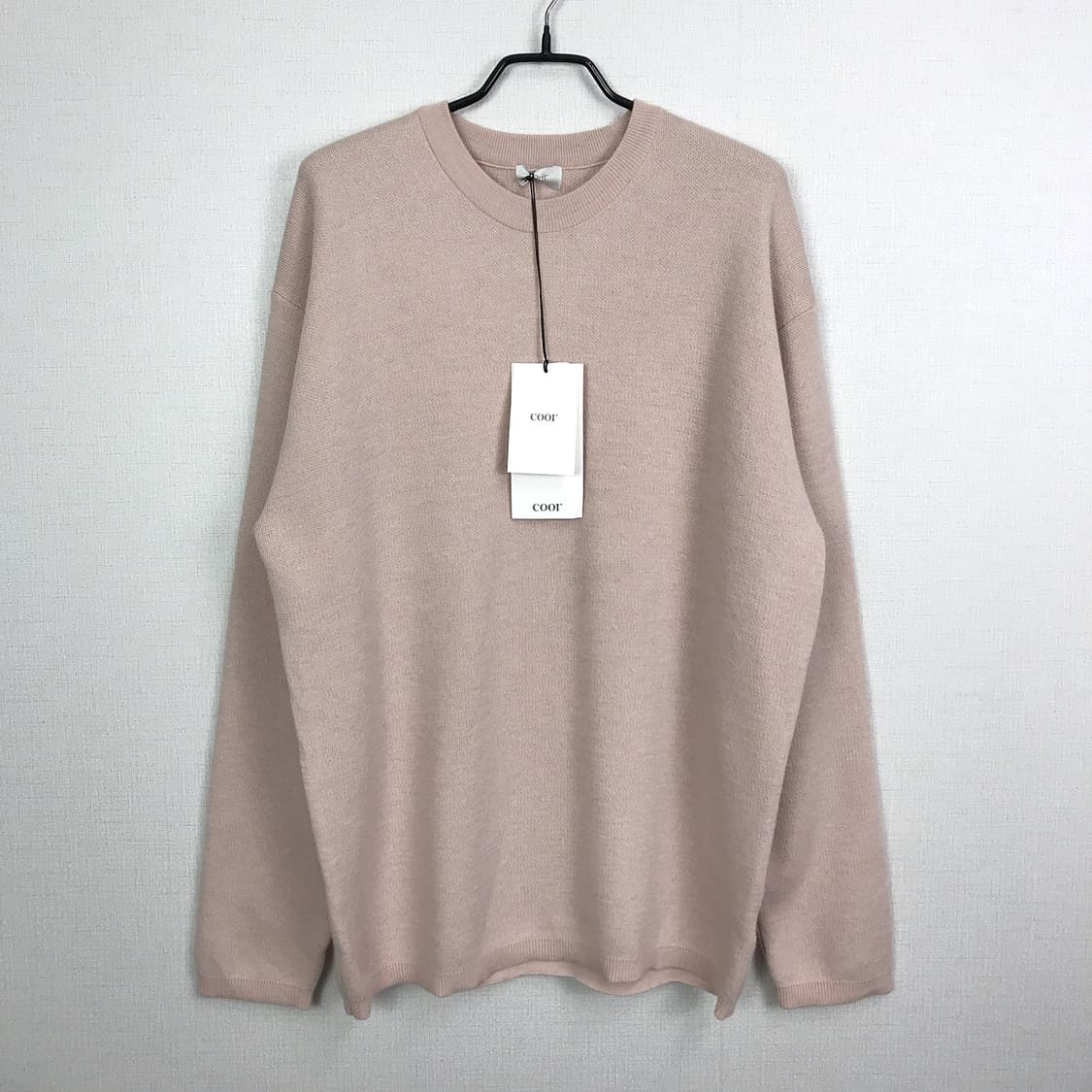 쿠어 coor 니트 핑크 남성XL 상품이미지2