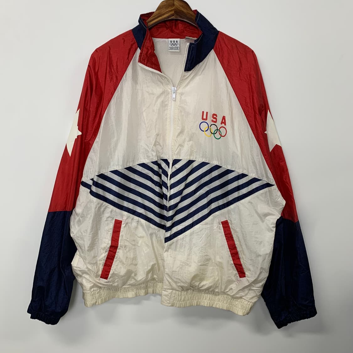 Vintage 84년 La 올림픽 미국 바람막이 상품이미지2