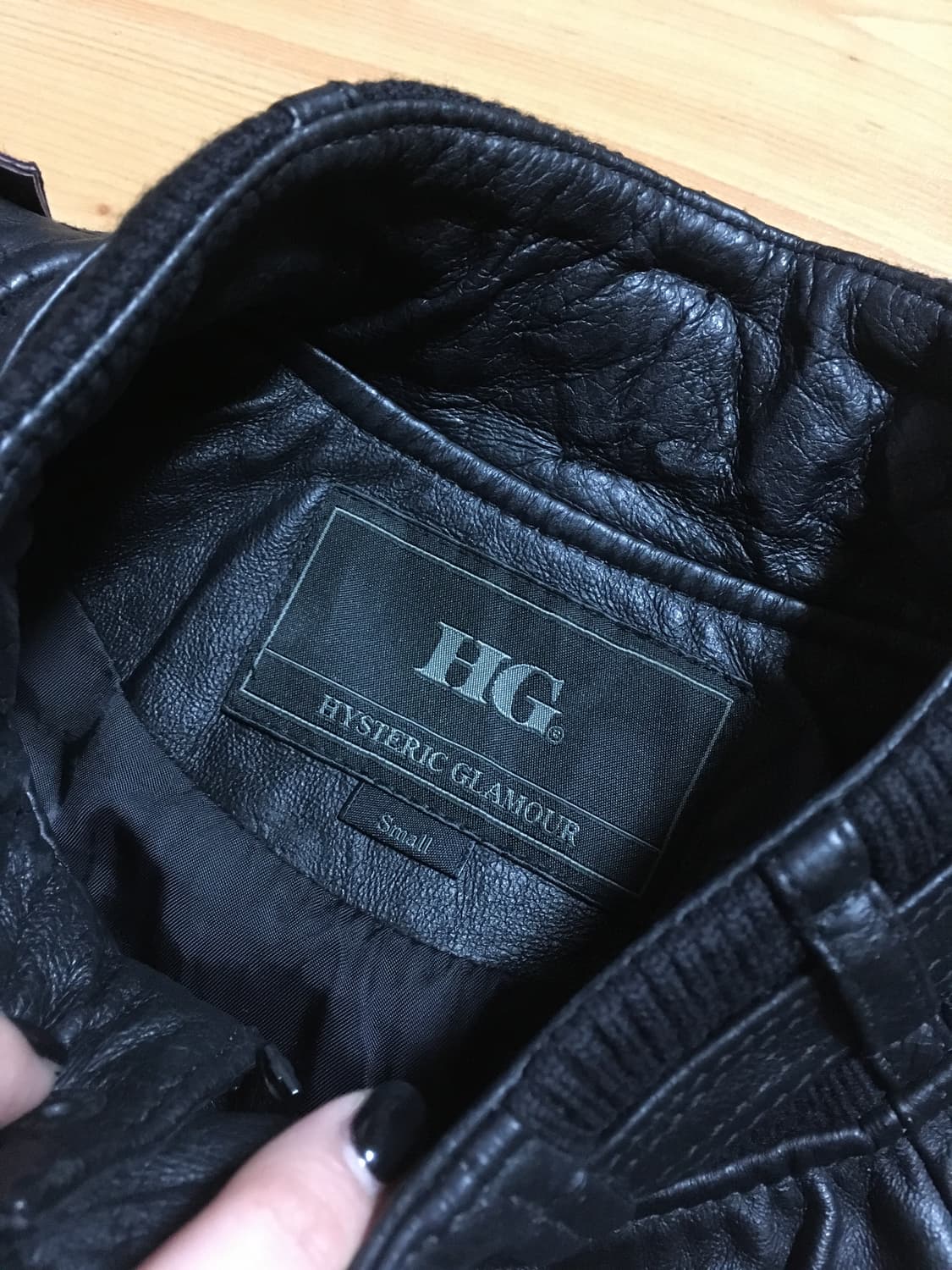 히스테릭 글래머 가죽자켓 상품이미지3