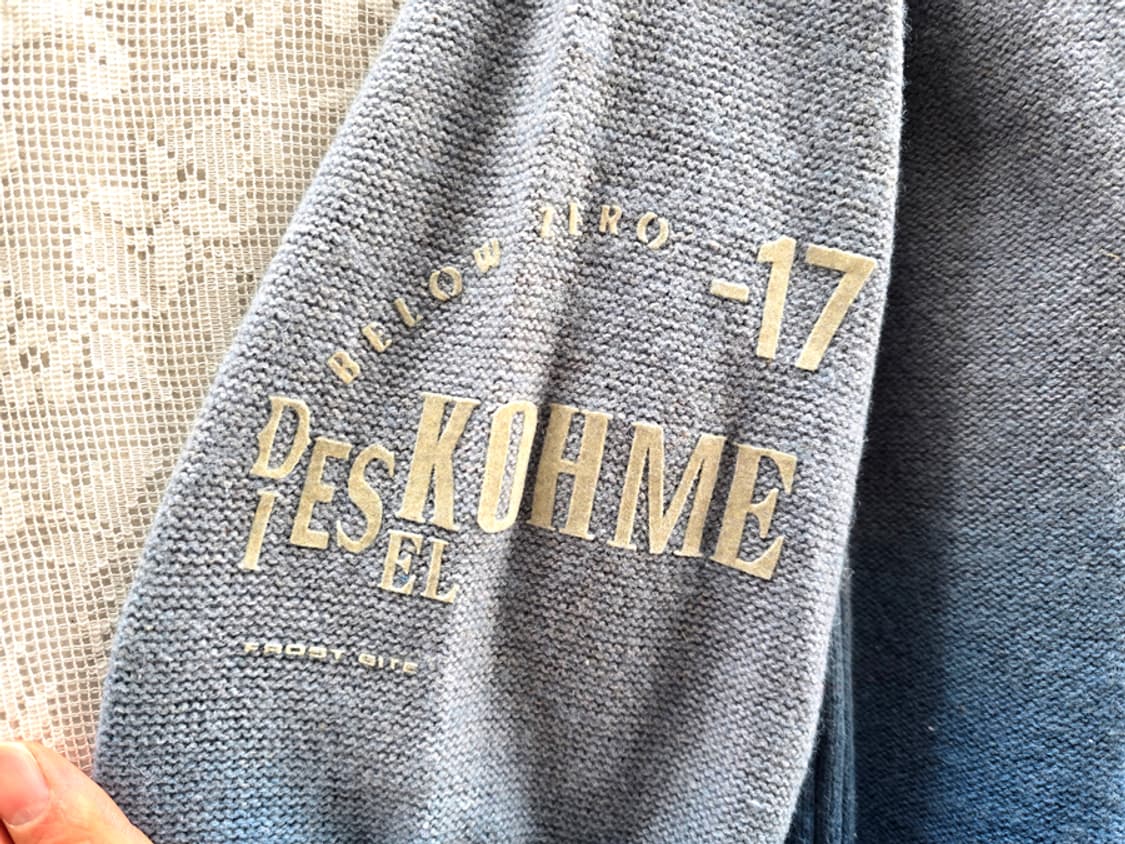 90-00s 디젤 그라데이션 니트 상품이미지6