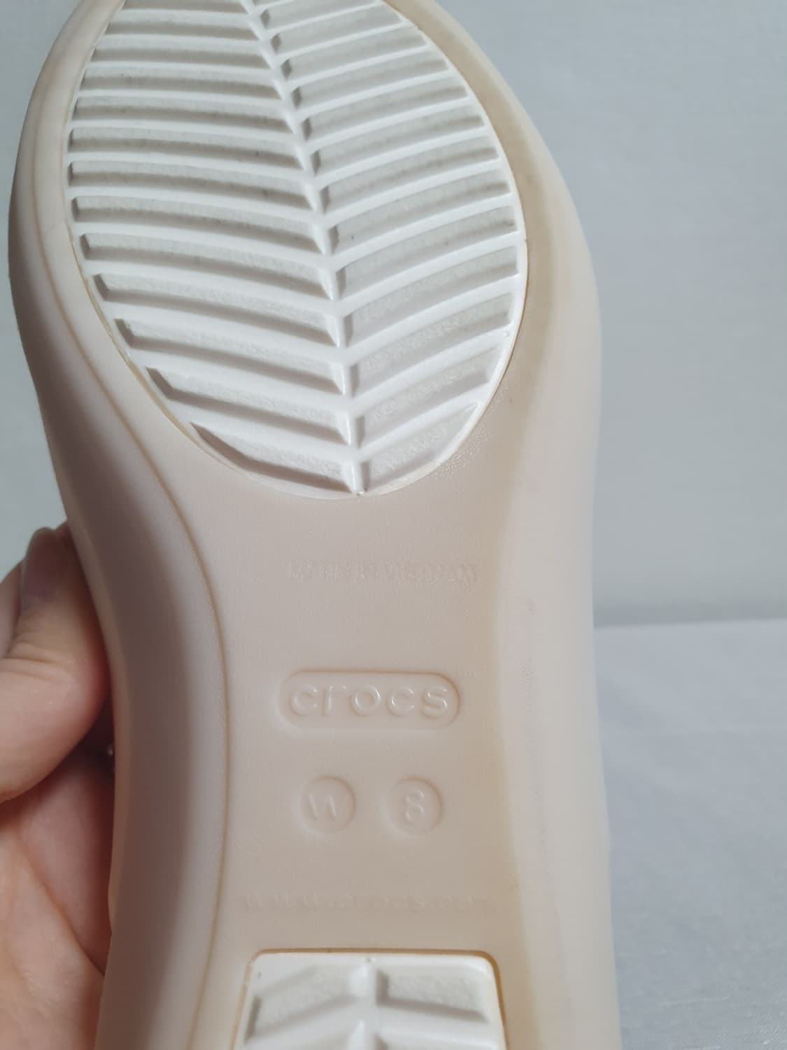 250mm 크록스 이사벨라 슬링백 샌들 아이보리 상품이미지9