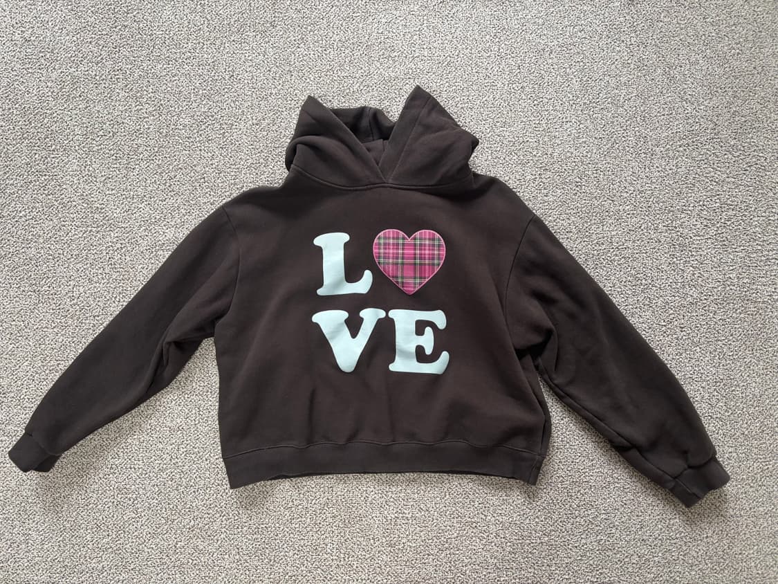 러브 후드 맨투맨 상품이미지1