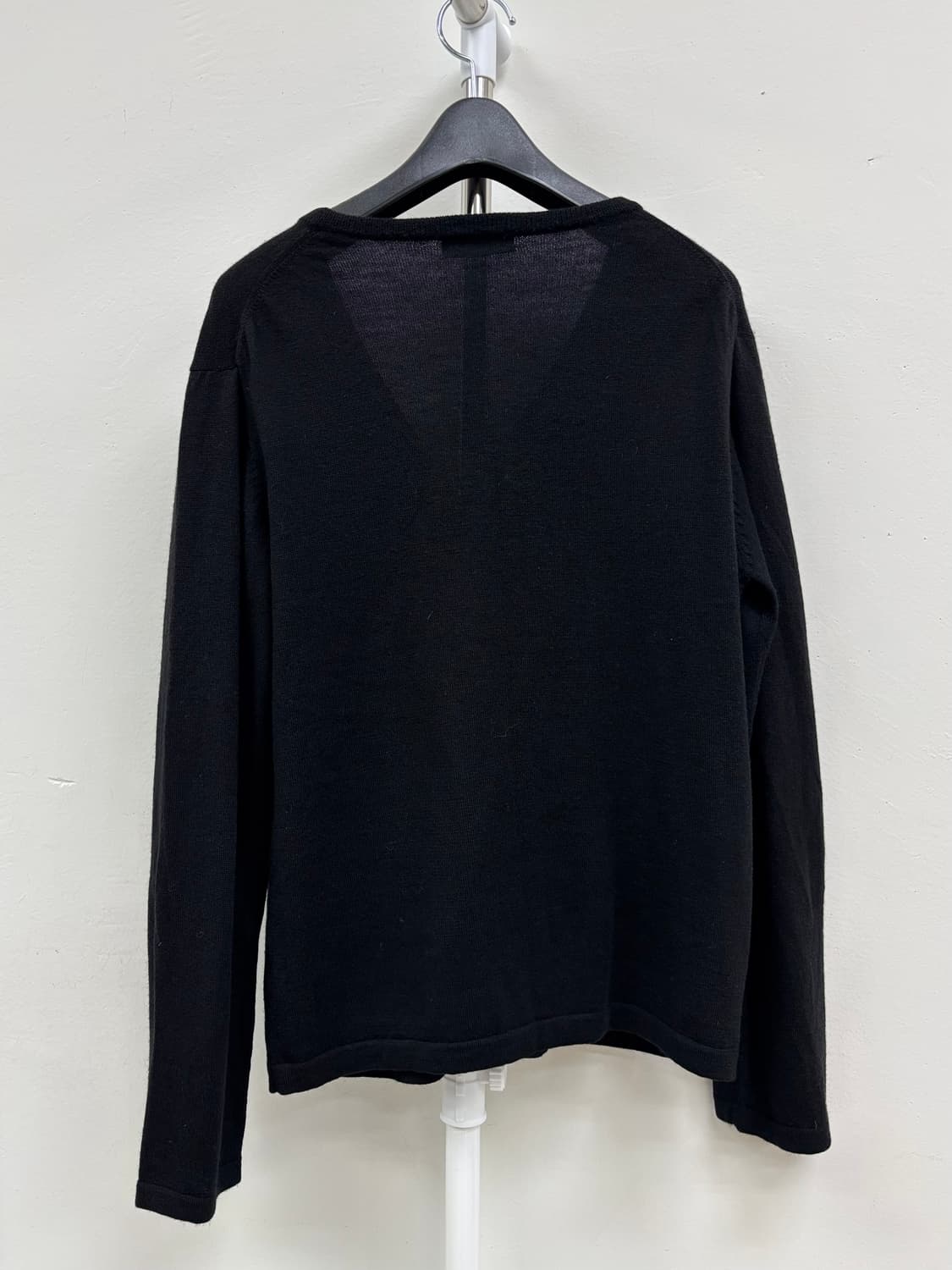 빈티지 블랙 울 가디건 상품이미지7