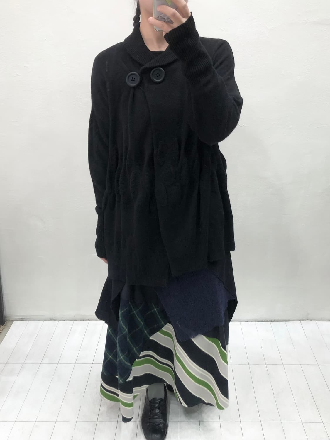 POINTLIGNE 빅버튼 가디건 상품이미지5