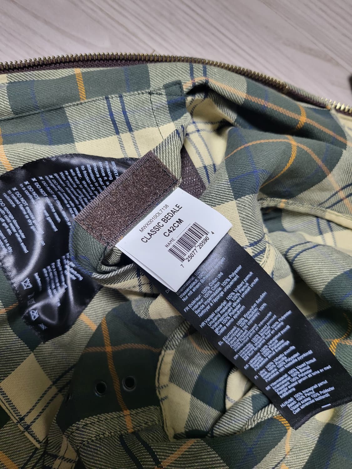 바버 클레식 비데일 논왁스 세이지(42사이즈) 새상품 상품이미지7