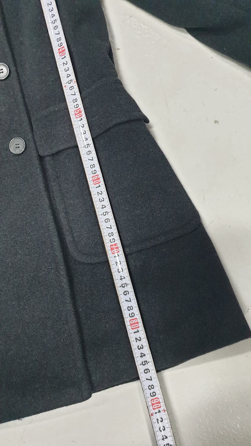 MAX&Co. 클래식 모직 코트 블랙 상품이미지5